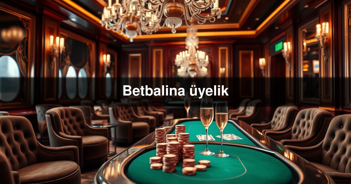 Betbalina üyelik
